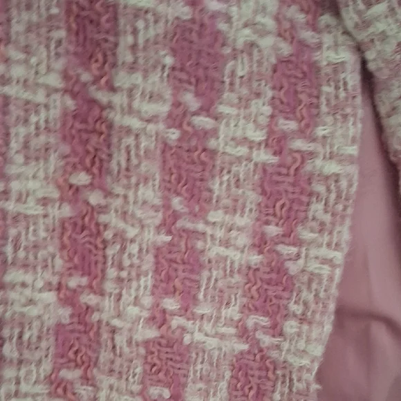 LoveShackFancy Armstrong Coat Pink Hills Tweed. - Picture 7 of 16